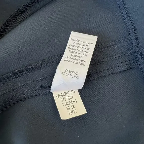 ATHLETA Stellar En Route Navy Blue Scuba Dress Women's Size XS - Picture 11 of 12